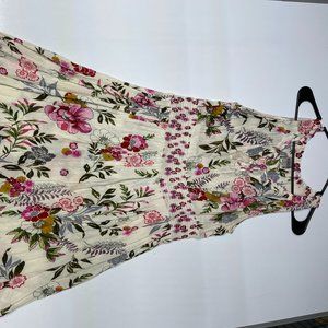 Bila Womens Size Large Sleeveless Rayon Maxi Dress